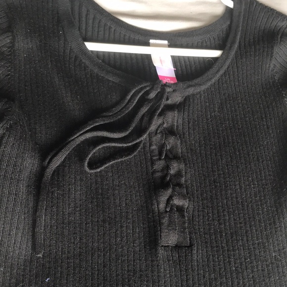 Black knitted dress - Picture 2 of 2